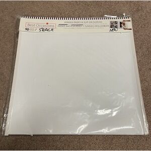 Best Occasions 5 Hinged Page Refills & Slip On 5 Protective Sleeves New